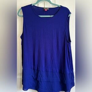 ViNCE CAMUTO WOMENS TOP, ROYAL BLUE, , size xl